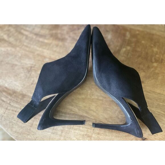 NWOT Jones New York Signature Collection Black Suede Heels Chloe Size 9M - Picture 9 of 9